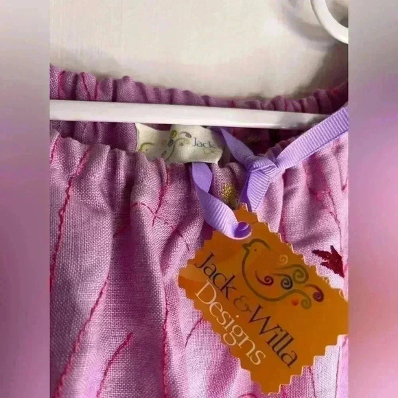 Brand New Handmade A-Line Cap  Sleeve Dress Size 6/7yrs - Picture 8 of 8